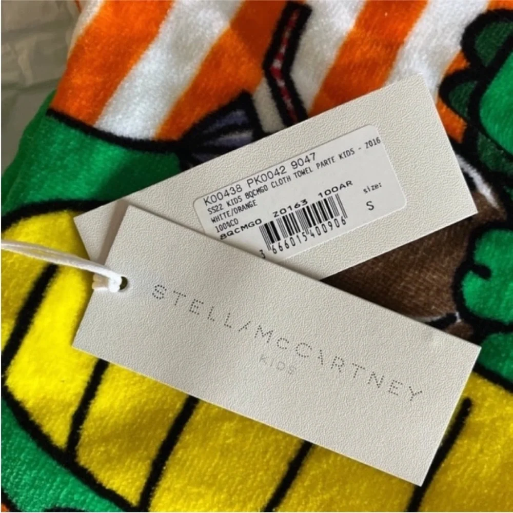 BRAND NEW Stella McCartney Kids Toddler Crocodile Terry Towel Coverup NWT